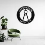 Personalized Architect Metal Sign